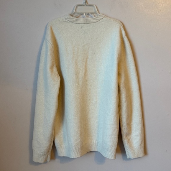 Gap Smiley Recycled Sweater Wool Blend Unisex  Size Medium - Picture 5 of 9